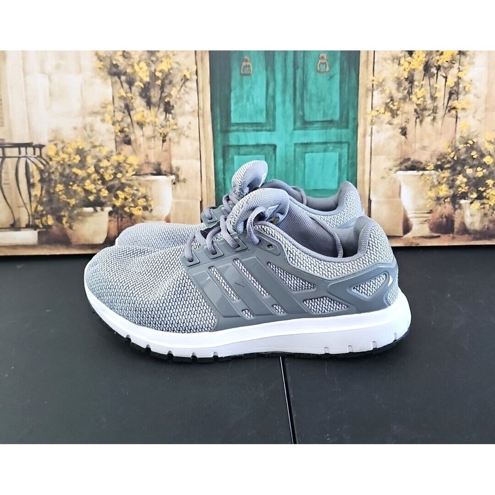 Adidas Men's Energy Cloud Gray White Running Shoes US 12